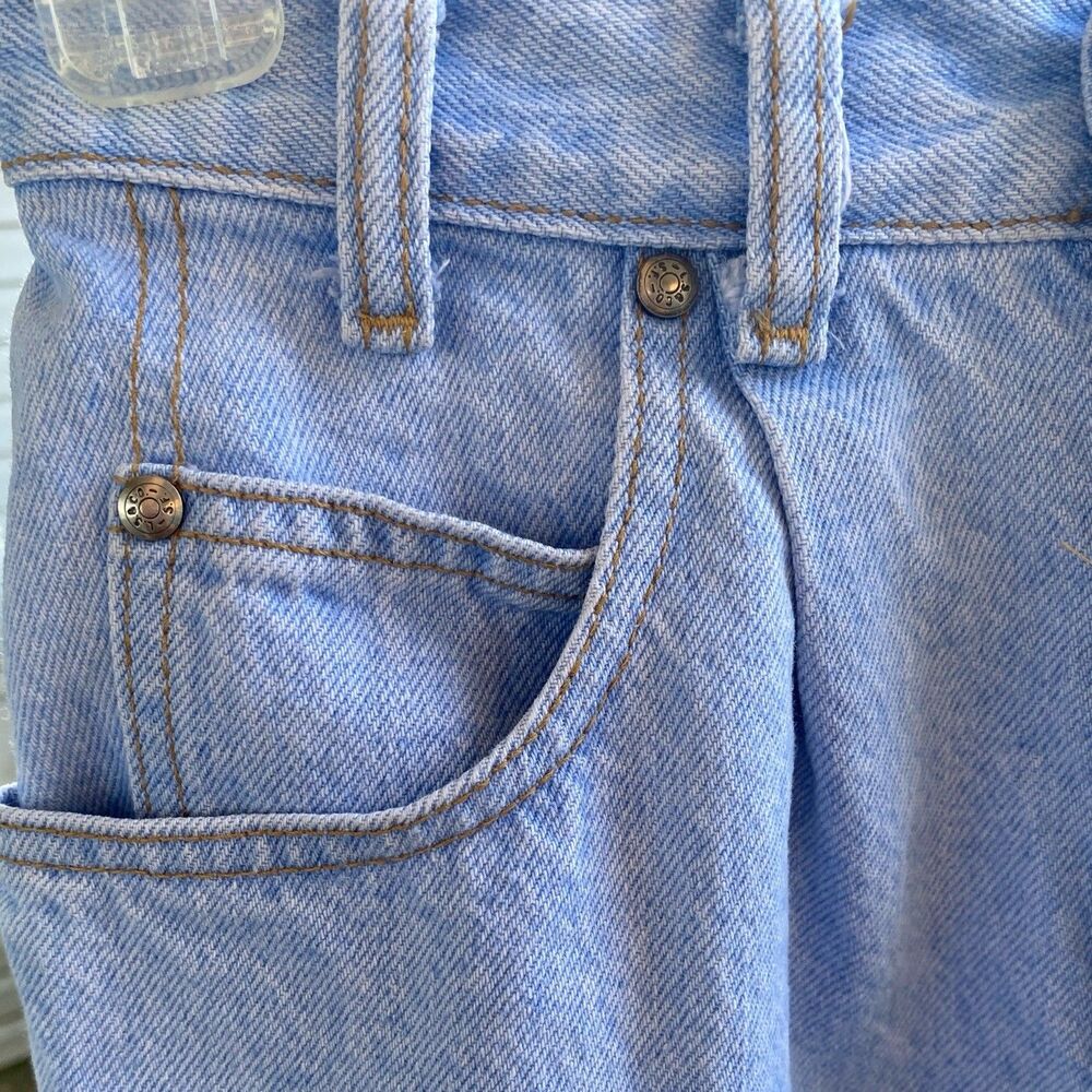 Native Blue Levi’s Jeans Women Size 3 Blue Mom Light Wash Denim Shorts 80s VTG - Picture 8 of 16